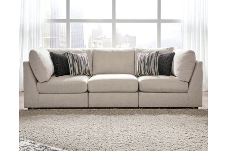 Kellway Bisque 3-Piece Sectional from Ashley - Luna Furniture