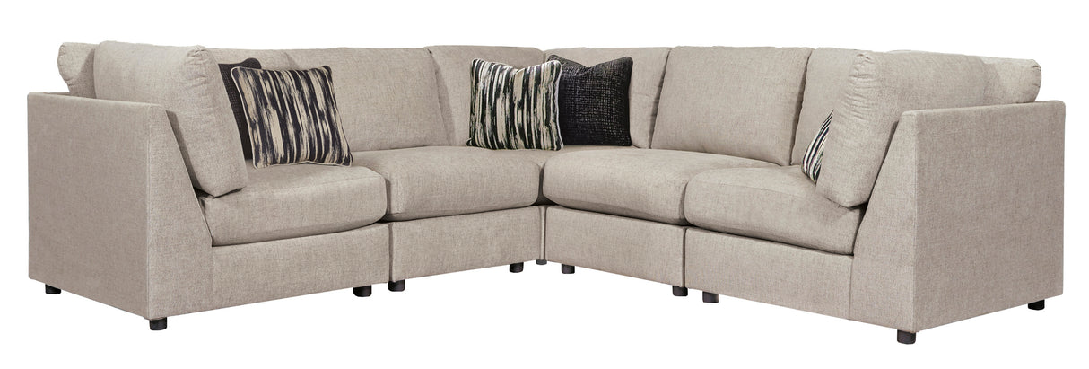 Kellway Bisque 5-Piece Modular Sectional from Ashley - Luna Furniture
