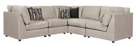 Kellway Bisque 5-Piece Modular Sectional from Ashley - Luna Furniture