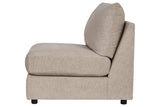 Kellway Bisque Armless Chair from Ashley - Luna Furniture