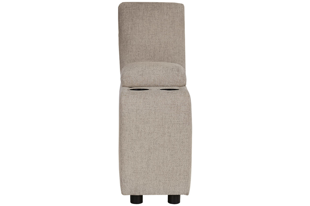 Kellway Bisque Console with Storage from Ashley - Luna Furniture