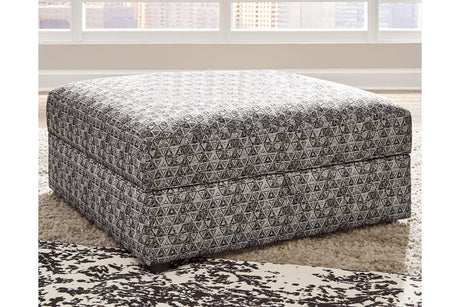 Kellway Bisque Ottoman With Storage from Ashley - Luna Furniture