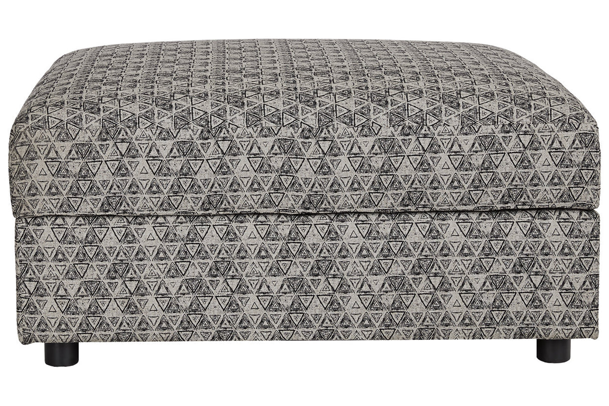 Kellway Bisque Ottoman With Storage from Ashley - Luna Furniture
