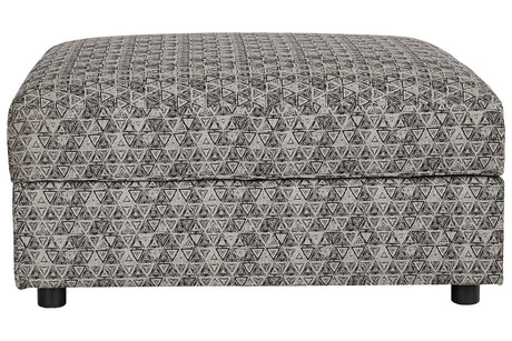 Kellway Bisque Ottoman With Storage from Ashley - Luna Furniture