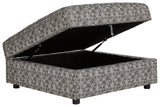 Kellway Bisque Ottoman With Storage from Ashley - Luna Furniture