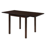 Kelso Cappuccino Rectangular Dining Table with Drop Leaf from Coaster - Luna Furniture