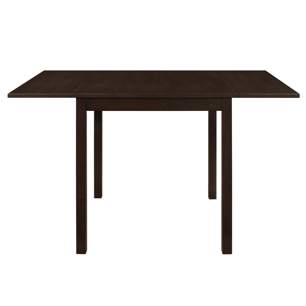 Kelso Cappuccino Rectangular Dining Table with Drop Leaf from Coaster - Luna Furniture