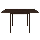 Kelso Cappuccino Rectangular Dining Table with Drop Leaf from Coaster - Luna Furniture