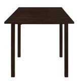 Kelso Cappuccino Rectangular Dining Table with Drop Leaf from Coaster - Luna Furniture