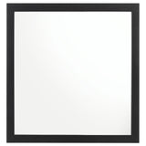 Kendall Black Square Dresser Mirror (Mirror Only) from Coaster - Luna Furniture