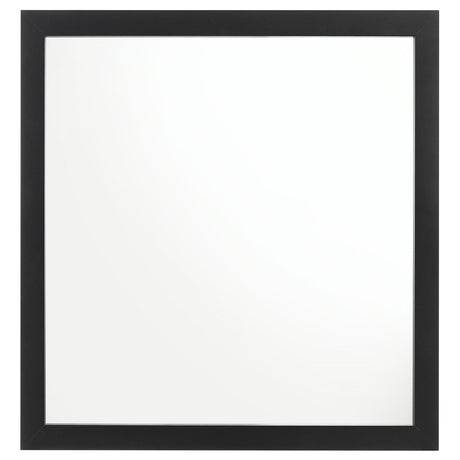 Kendall Black Square Dresser Mirror (Mirror Only) from Coaster - Luna Furniture