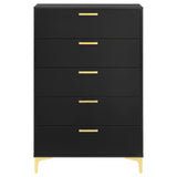 Kendall - 5-Drawer Bedroom Chest - Black Kendall - 5-Drawer Bedroom Chest - Black