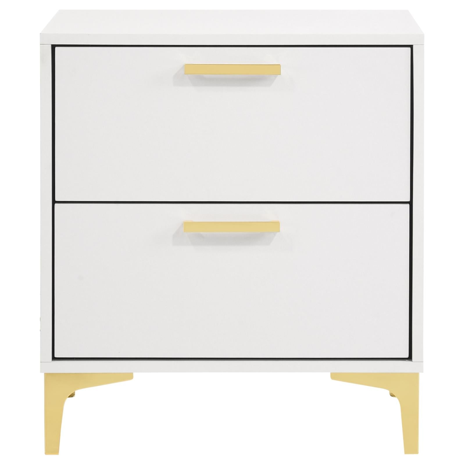 Kendall 2-drawer Nightstand White - Luna Furniture