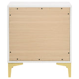 Kendall White 2-Drawer Nightstand from Coaster - Luna Furniture
