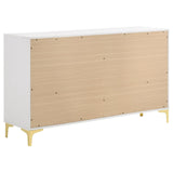 Kendall White 4-Piece Eastern King Bedroom Set from Coaster - Luna Furniture