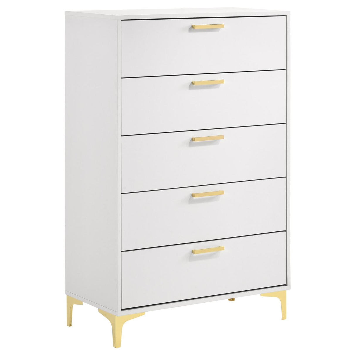 Kendall White 5-Drawer Chest Kendall White 5-Drawer Chest