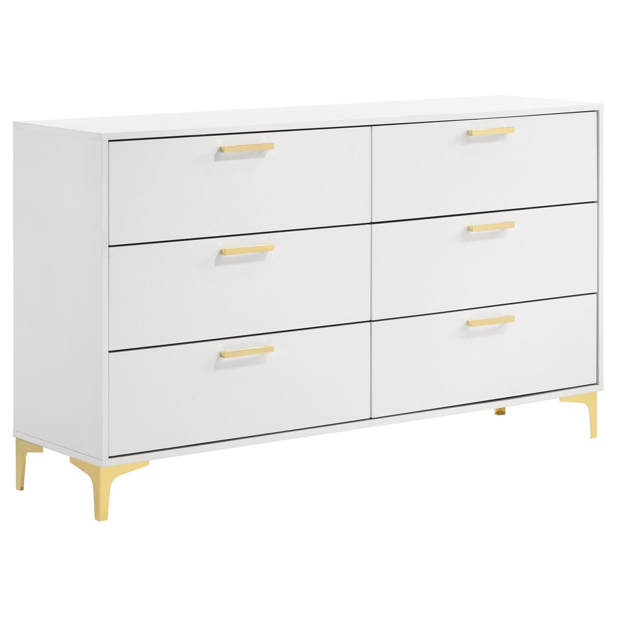 Kendall White 5-Piece Eastern King Bedroom Set from Coaster - Luna Furniture