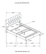 Kendall White 5-Piece Queen Bedroom Set from Coaster - Luna Furniture