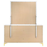 Kendall White 6-Drawer Dresser with Mirror from Coaster - Luna Furniture