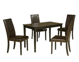 Kimonte Dark Brown 5-Piece Rectangular Dining Set from Ashley Furniture - Luna Furniture