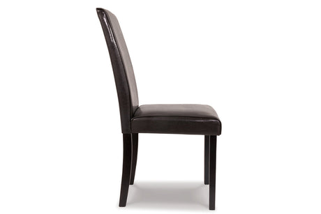 Kimonte Dark Brown Dining Chair, Set of 2 from Ashley - Luna Furniture