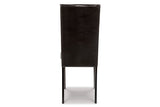Kimonte Dark Brown Dining Chair, Set of 2 from Ashley - Luna Furniture