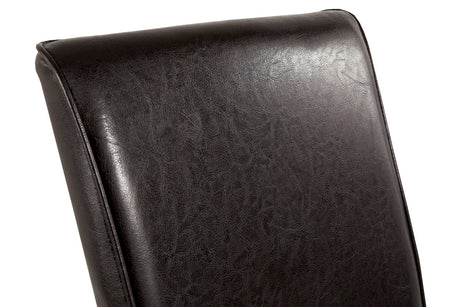 Kimonte Dark Brown Dining Chair, Set of 2 from Ashley - Luna Furniture