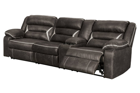 Kincord Midnight 2-Piece Power Reclining Sectional from Ashley - Luna Furniture