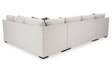 Koralynn Stone 3-Piece LAF Chaise Sectional from Ashley - Luna Furniture