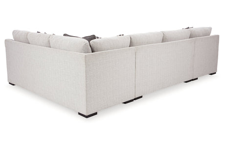 Koralynn Stone 3-Piece LAF Chaise Sectional from Ashley - Luna Furniture