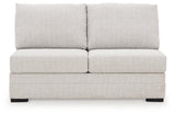 Koralynn Stone Armless Loveseat from Ashley Furniture - Luna Furniture