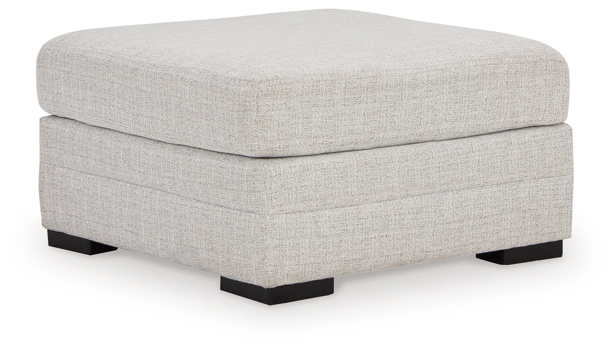 Koralynn Stone Oversized Accent Ottoman from Ashley - Luna Furniture