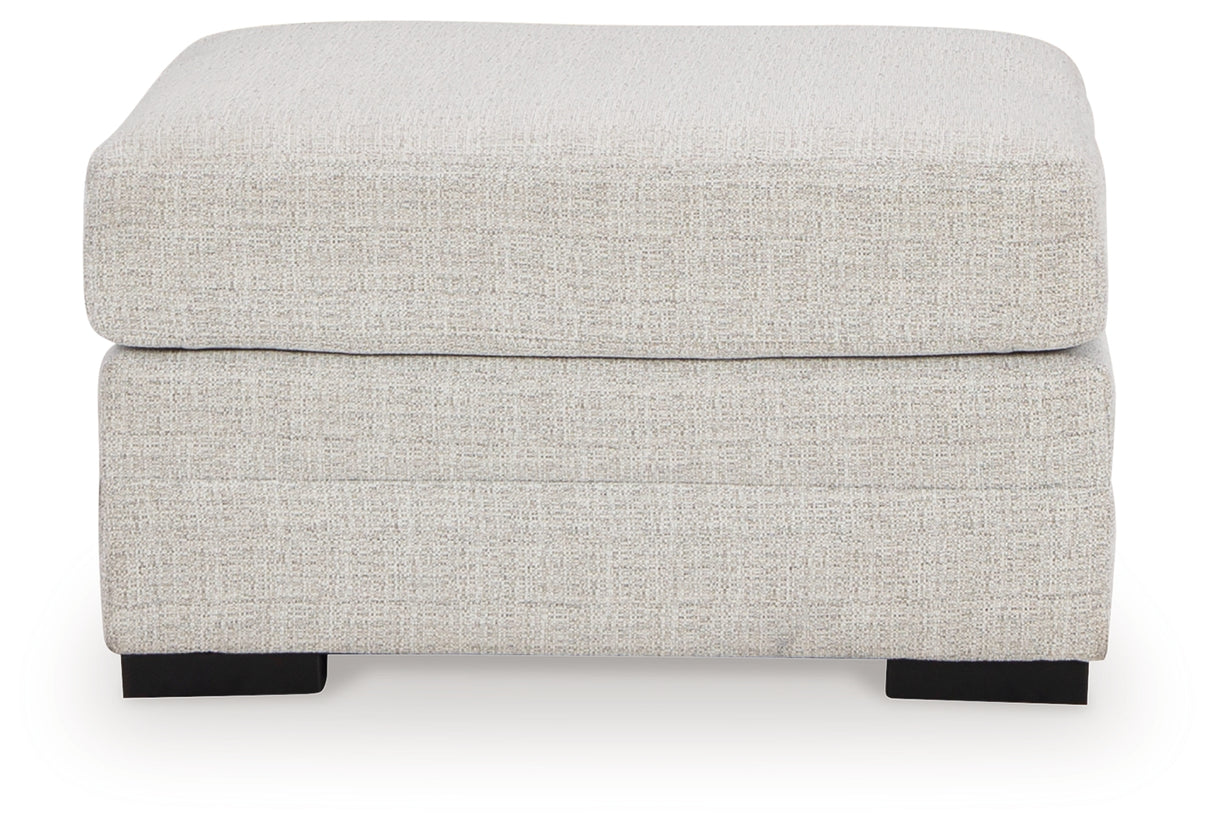 Koralynn Stone Oversized Accent Ottoman from Ashley - Luna Furniture