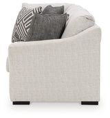Koralynn Stone Right-Arm Facing Sofa with Corner Wedge from Ashley Furniture - Luna Furniture