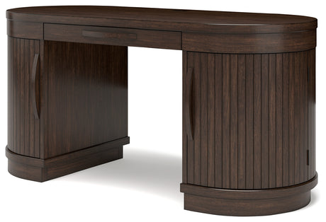 Korestone Warm Brown 63" Home Office Desk from Ashley - Luna Furniture