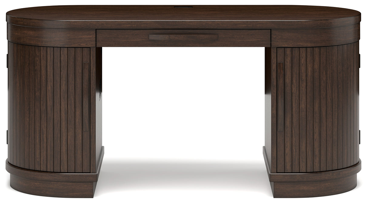 Korestone Warm Brown 63" Home Office Desk from Ashley - Luna Furniture