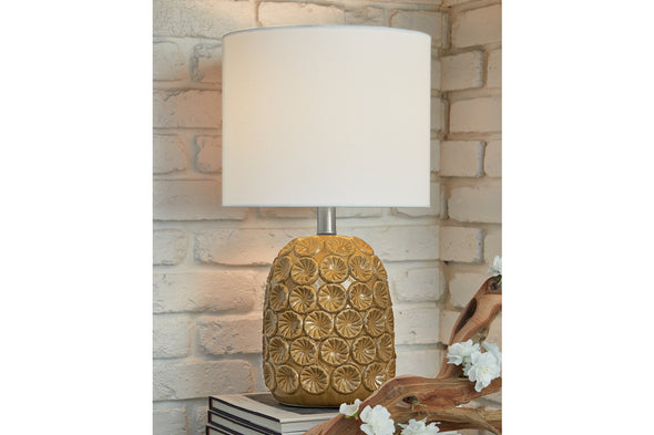 Moorbank Amber Table Lamp
