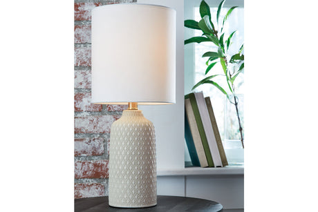 Donnford Gray Table Lamp - Ashley - Luna Furniture