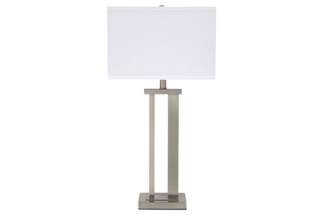 Aniela Silver Finish Table Lamp from Ashley - Luna Furniture