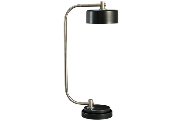 Eliridge Black/Silver Finish Desk Lamp