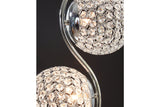 Winter Clear/Silver Finish Floor Lamp -  - Luna Furniture