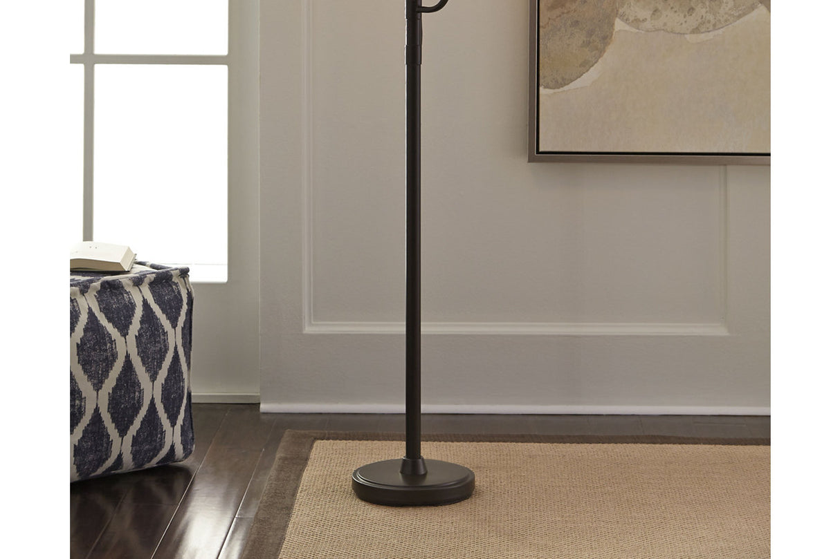 Jaak Bronze Finish Floor Lamp -  - Luna Furniture