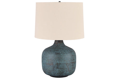 Malthace Patina Table Lamp from Ashley - Luna Furniture