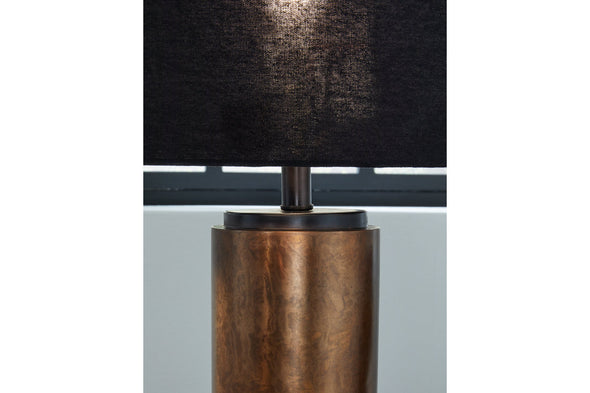 Hildry Antique Brass Finish Table Lamp