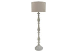 Bernadate Whitewash Floor Lamp -  - Luna Furniture