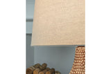 Laelman Brown/Gray Table Lamp, Set of 2