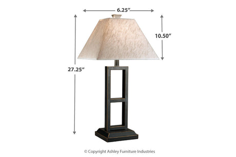 Deidra Black Table Lamp from Ashley - Luna Furniture