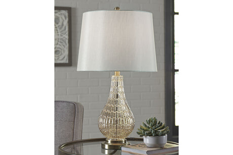 Latoya Champagne Table Lamp -  - Luna Furniture