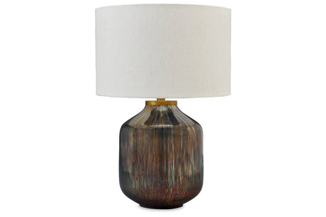 Jadstow Black/Silver Finish Table Lamp