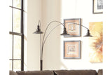 Sheriel Black Floor Lamp - Ashley - Luna Furniture